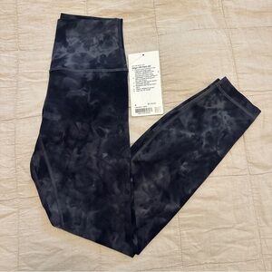 Lululemon HR Align Leggings 25” - Diamond Dye Pitch Grey Graphite